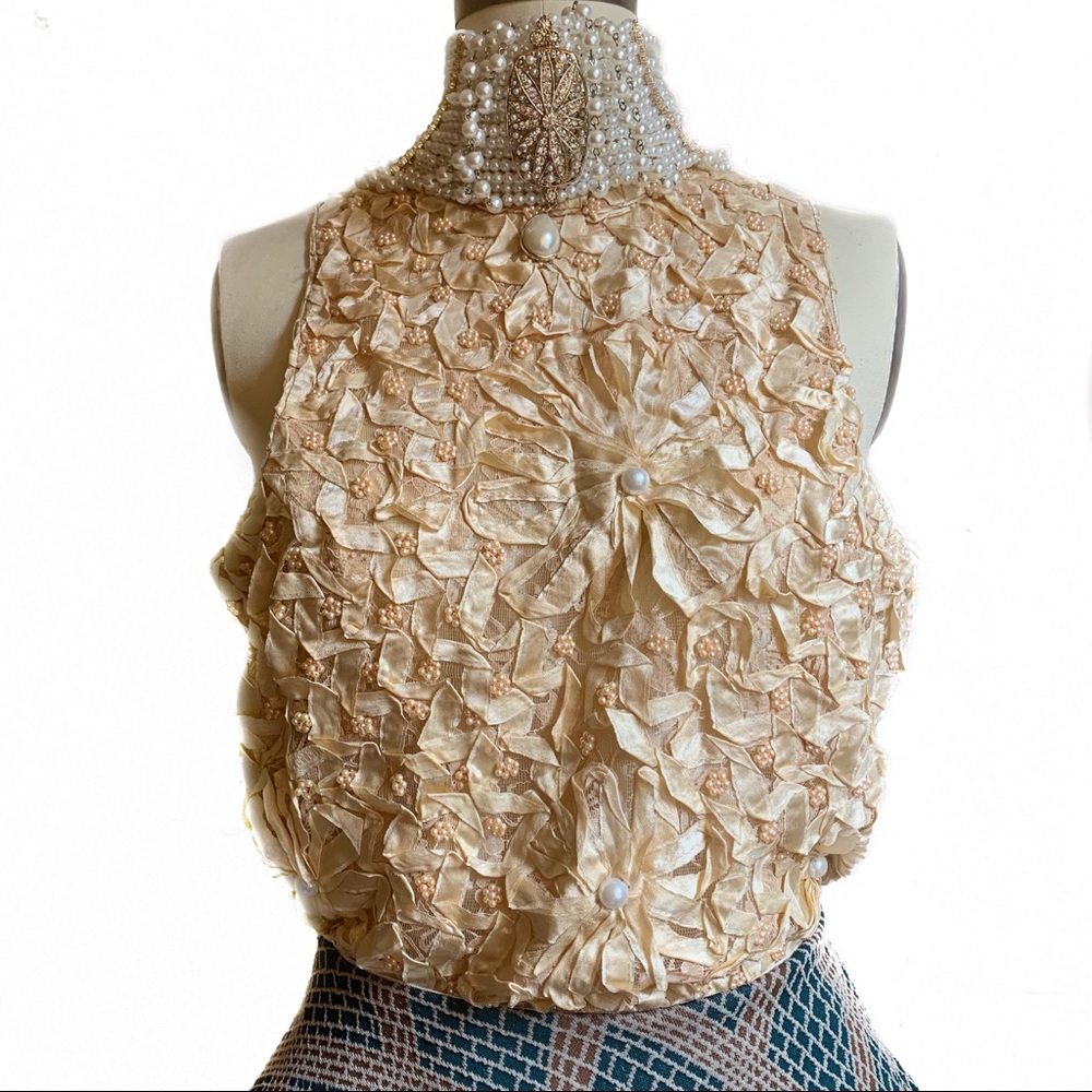 'PEARLY' VINTAGE TOP - Picture 3 of 7